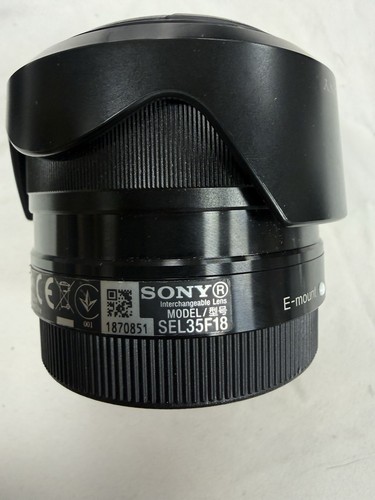 Sony sel35f18 1 8 - 35, mm
